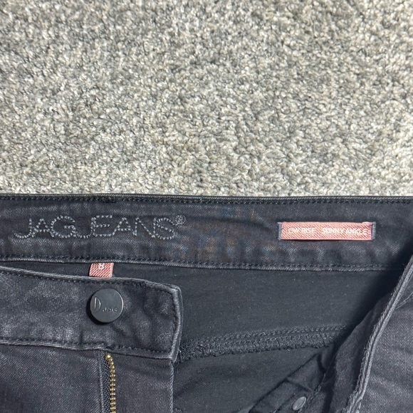 Jag Jeans Black Distressed Destroyed Low Rise Skinny Ankle Size 8 - Picture 5 of 8